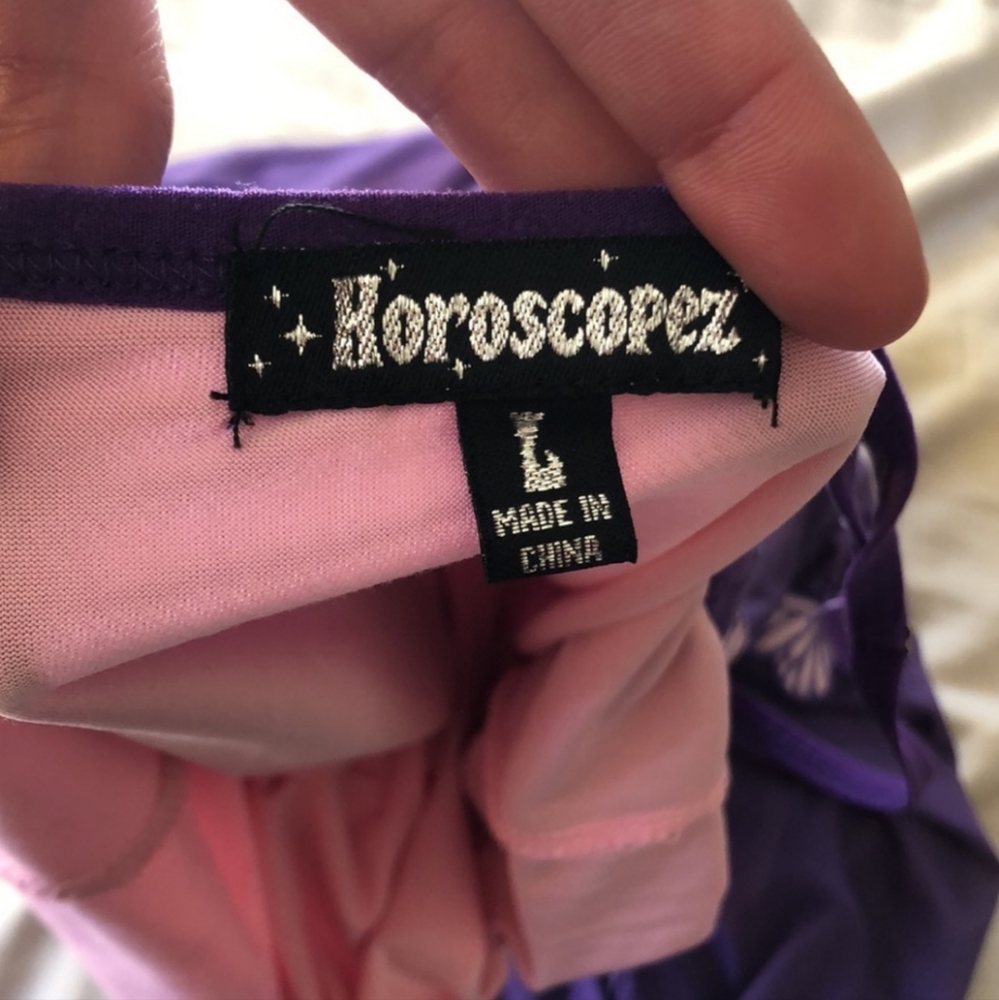 🦋 Dolls Kill × Horoscopez Purple 3D Butterfly Applique Dress (L)🦋 EUC! Worn 1× - Picture 10 of 10